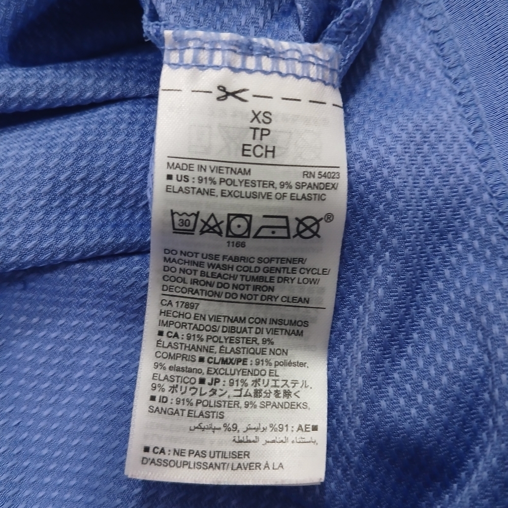 Old Navy Active Go-Dry Racerback Tank XS Blue Athletic Workout Top Purple - Picture 6 of 6